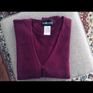 SAG HARBOR Petite Medium Plum sweater